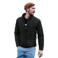 Black - Side - Tee Jays Mens Zepelin Padded Jacket