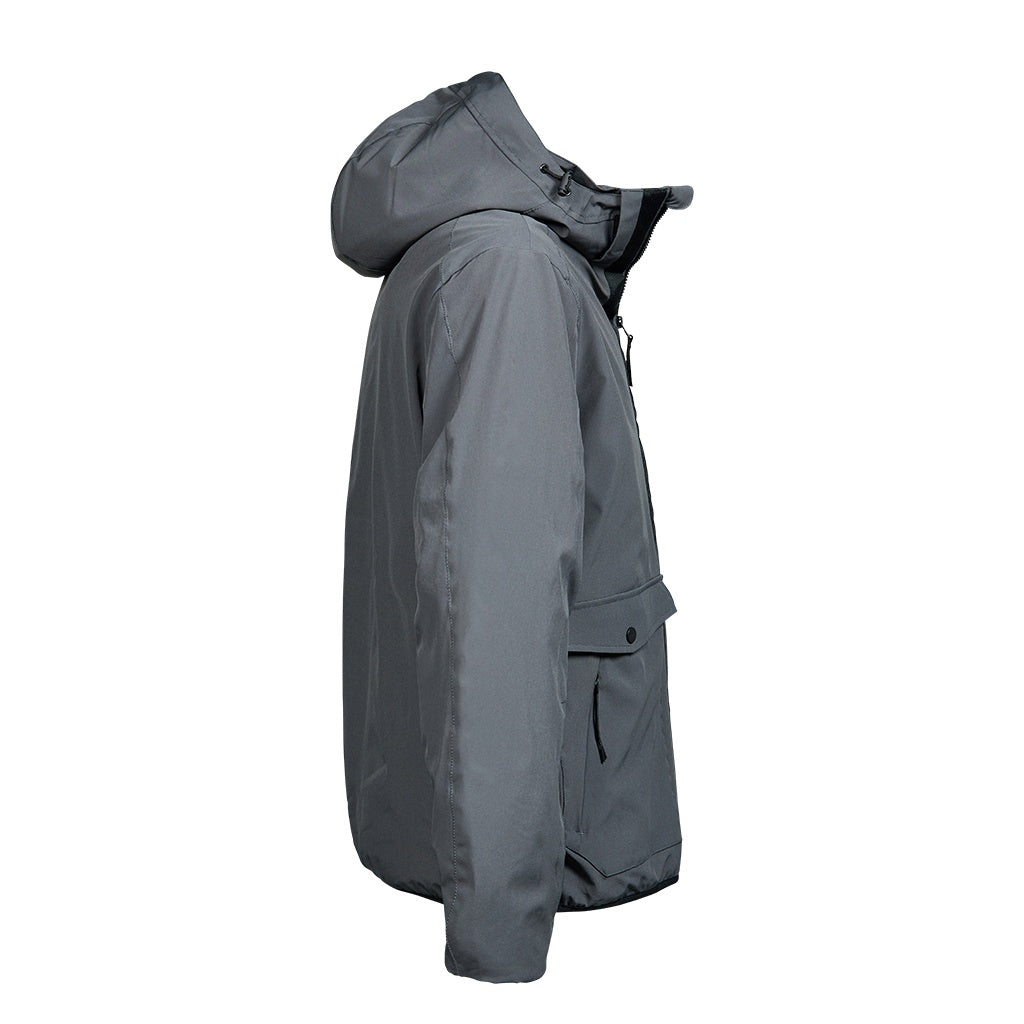 Space Grey - Side - Tee Jays Mens Urban Adventure Soft Shell Jacket