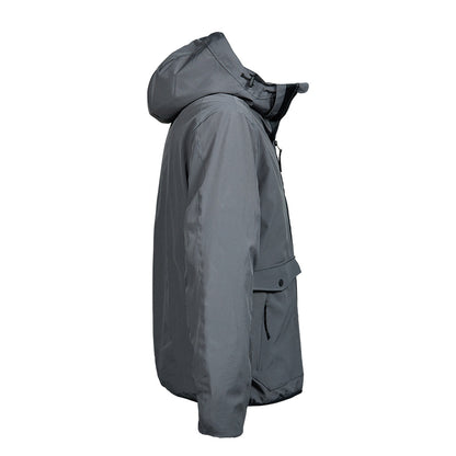 Space Grey - Side - Tee Jays Mens Urban Adventure Soft Shell Jacket