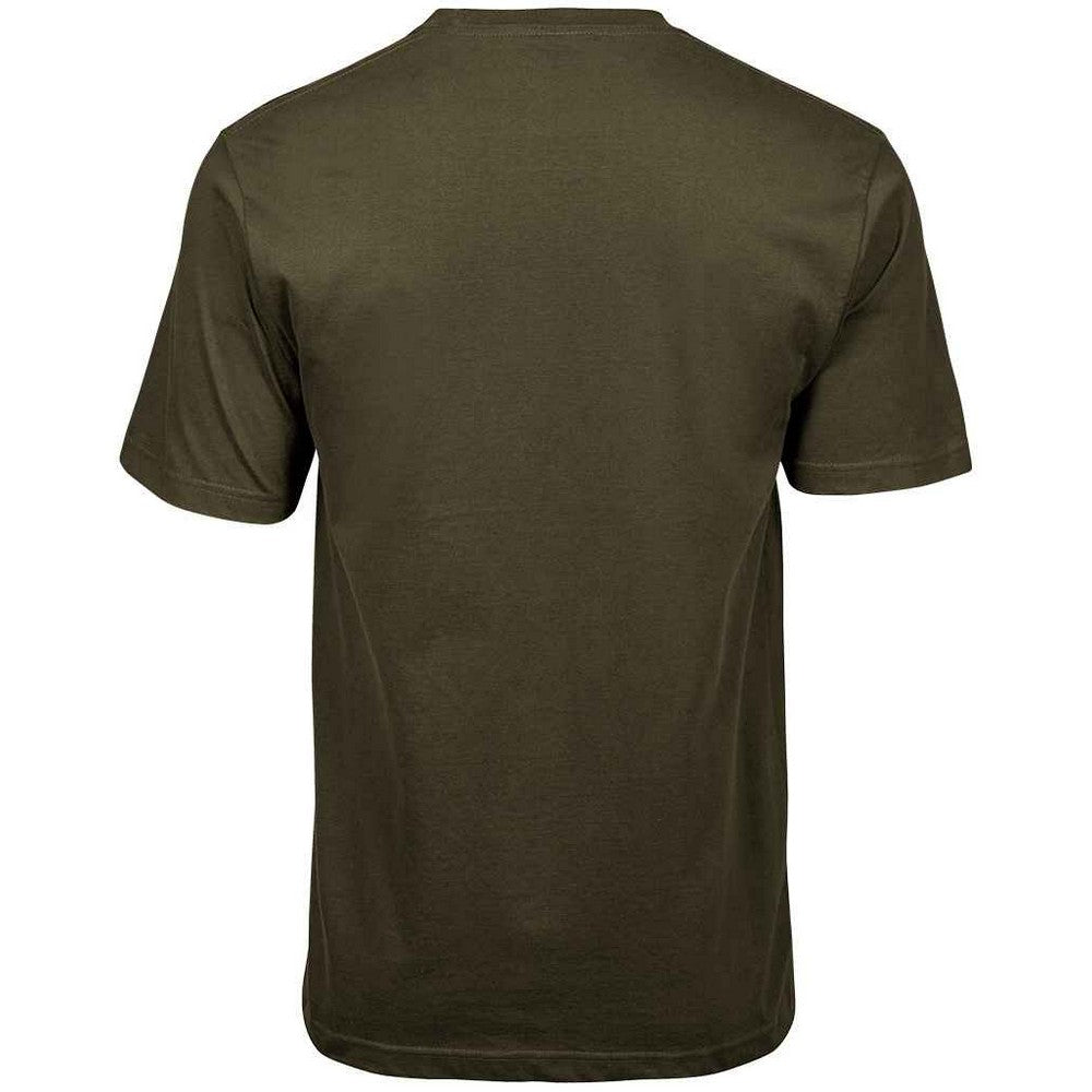 Olive - Back - Tee Jays Mens Sof T-Shirt