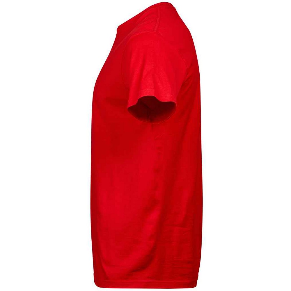 Red - Side - Tee Jays Mens Sof T-Shirt
