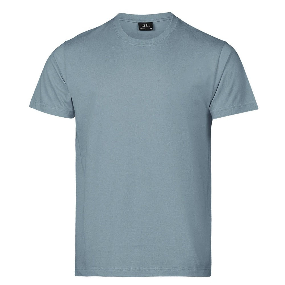 Misty Blue - Front - Tee Jays Mens Sof T-Shirt