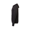 Dark Grey Heather - Side - Bella + Canvas Adults Unisex Pullover Hoodie