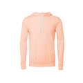 Peach - Front - Bella + Canvas Adults Unisex Pullover Hoodie