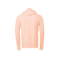 Peach - Back - Bella + Canvas Adults Unisex Pullover Hoodie