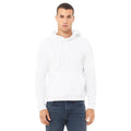 White - Back - Bella + Canvas Adults Unisex Pullover Hoodie