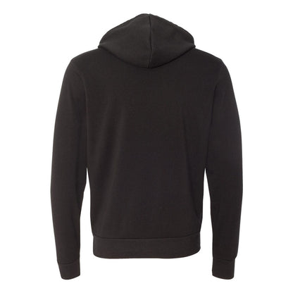 Black - Back - Bella + Canvas Adults Unisex Pullover Hoodie