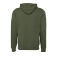 Military Green - Back - Bella + Canvas Adults Unisex Pullover Hoodie
