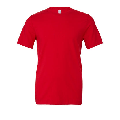 Red - Front - Bella + Canvas Adults Unisex Crew Neck T-Shirt
