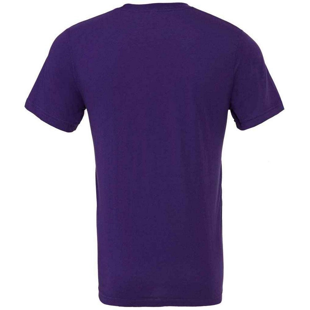 Team Purple - Back - Bella + Canvas Adults Unisex Crew Neck T-Shirt