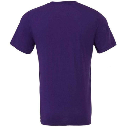 Team Purple - Back - Bella + Canvas Adults Unisex Crew Neck T-Shirt