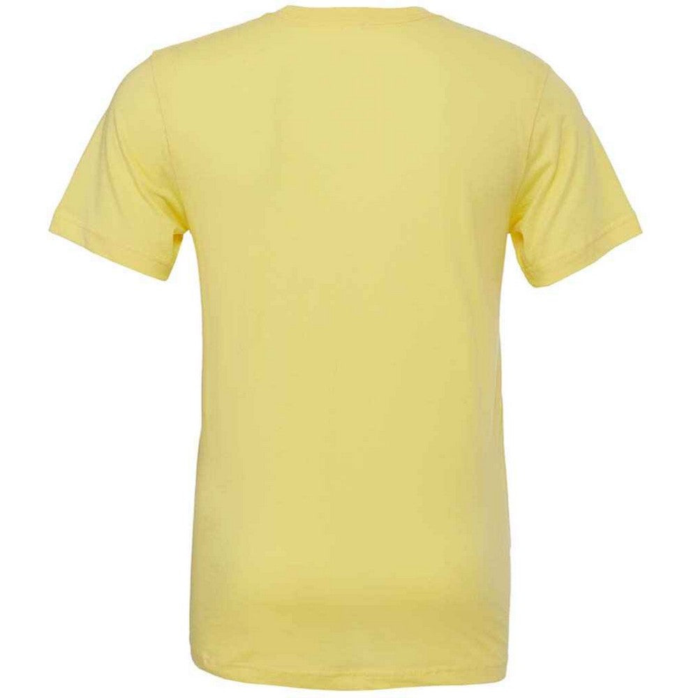 Yellow - Back - Bella + Canvas Adults Unisex Crew Neck T-Shirt