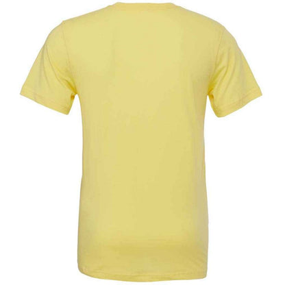 Yellow - Back - Bella + Canvas Adults Unisex Crew Neck T-Shirt