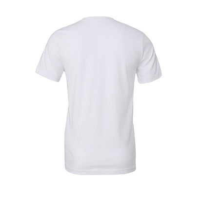 White - Back - Bella + Canvas Adults Unisex Crew Neck T-Shirt