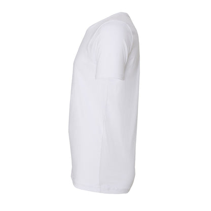 White - Side - Bella + Canvas Adults Unisex Crew Neck T-Shirt