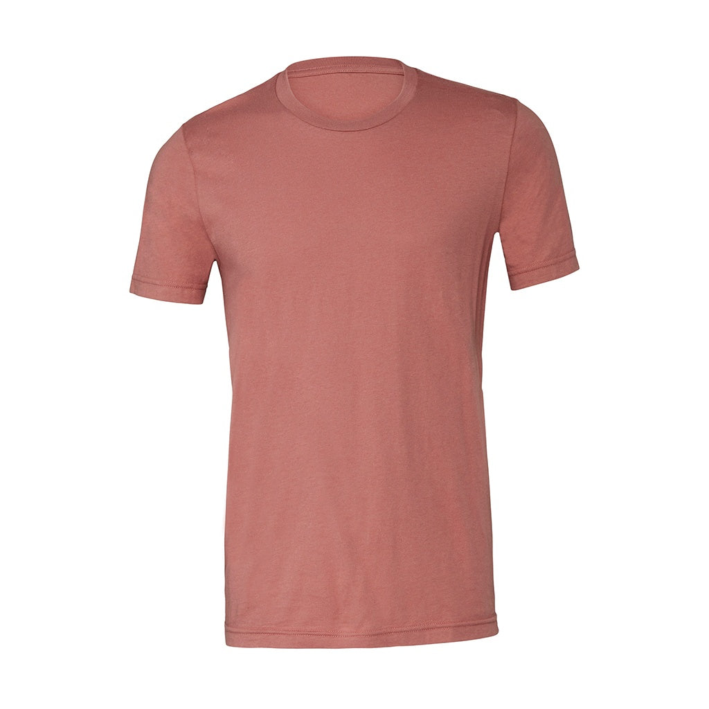 Mauve - Front - Bella + Canvas Adults Unisex Crew Neck T-Shirt