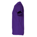 Royal Purple - Back - Bella + Canvas Adults Unisex Crew Neck T-Shirt