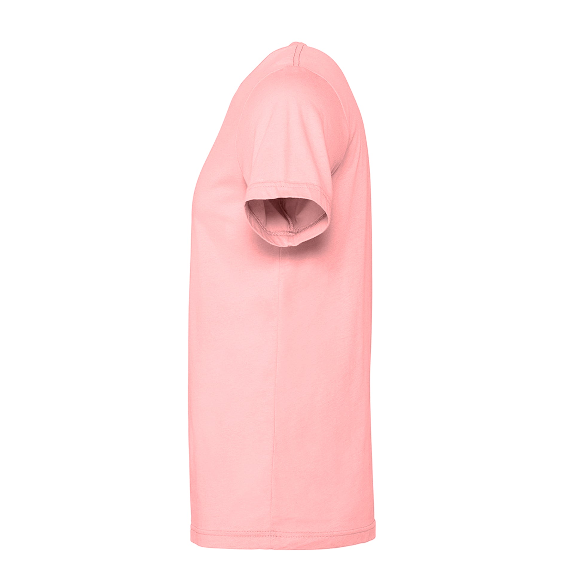 Pink - Close up - Bella + Canvas Adults Unisex Crew Neck T-Shirt