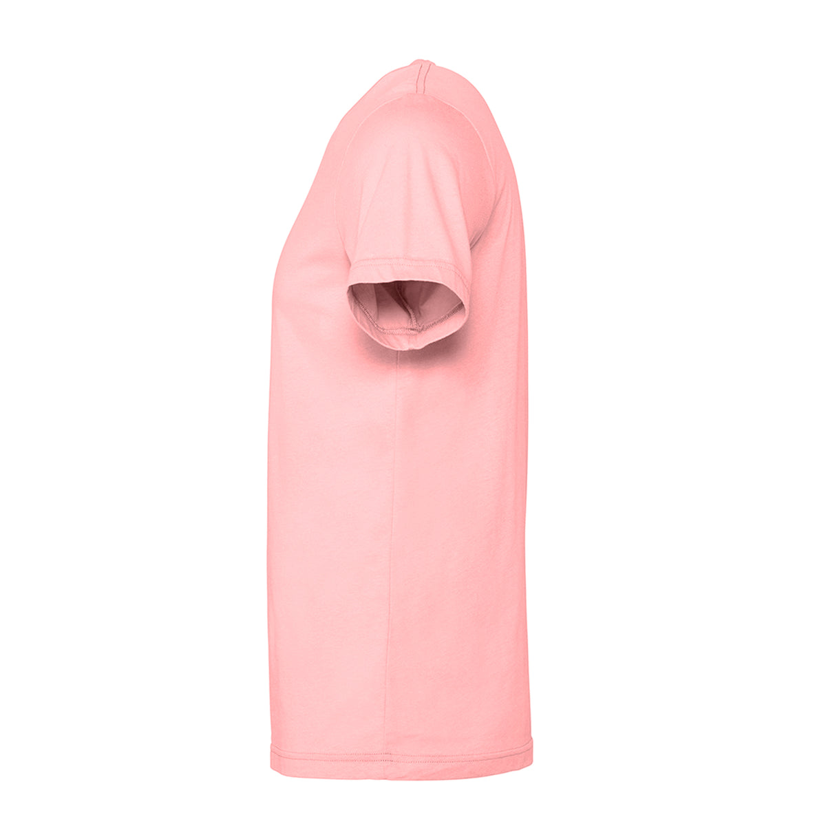 Pink - Close up - Bella + Canvas Adults Unisex Crew Neck T-Shirt