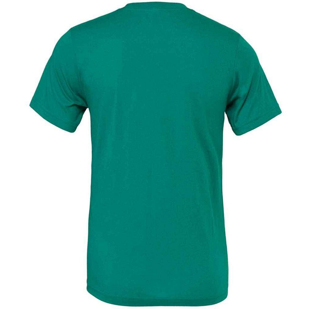Kelly Green - Back - Bella + Canvas Adults Unisex Crew Neck T-Shirt