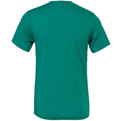 Kelly Green - Back - Bella + Canvas Adults Unisex Crew Neck T-Shirt