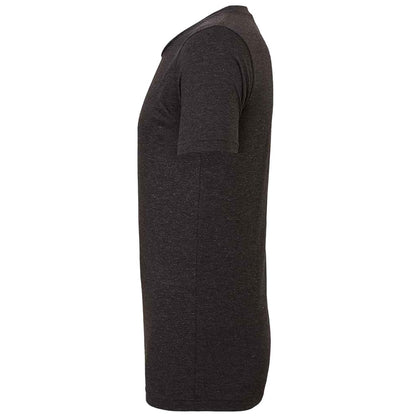 Charcoal Black - Side - Bella + Canvas Adults Unisex Tri-Blend T-Shirt