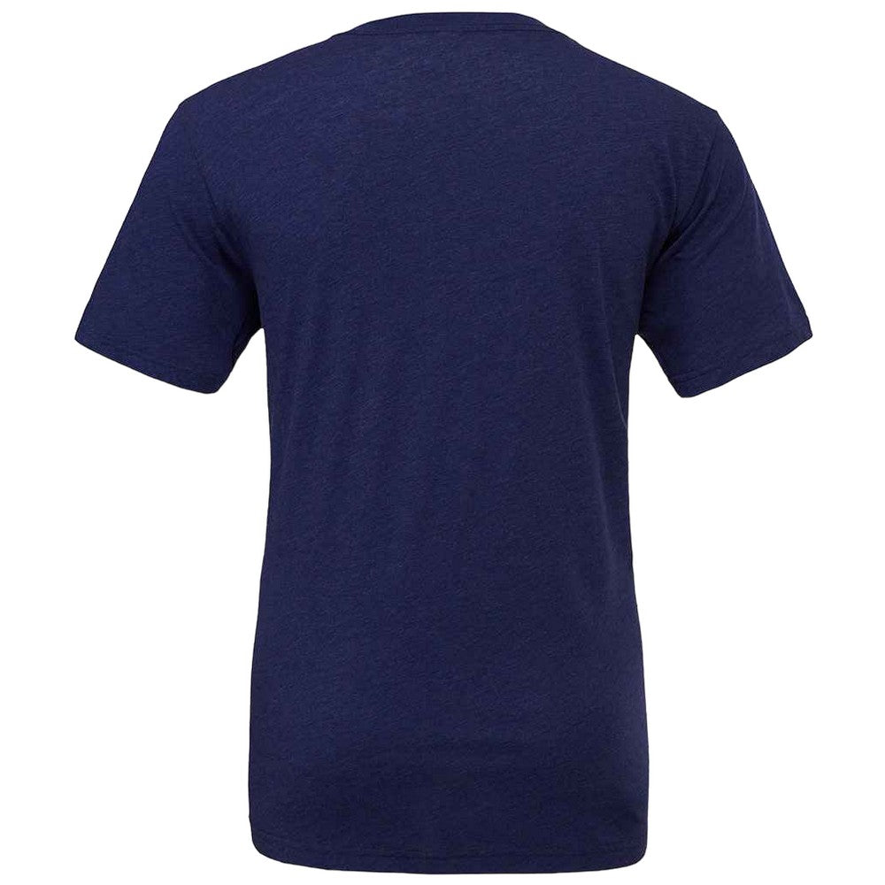 Navy - Back - Bella + Canvas Adults Unisex Tri-Blend T-Shirt