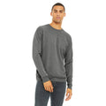 Deep Heather - Lifestyle - Bella + Canvas Adults Unisex Drop Shoulder Sweatshirt