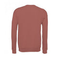 Mauve - Back - Bella + Canvas Adults Unisex Drop Shoulder Sweatshirt