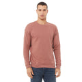 Mauve - Lifestyle - Bella + Canvas Adults Unisex Drop Shoulder Sweatshirt