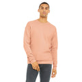 Peach - Back - Bella + Canvas Adults Unisex Drop Shoulder Sweatshirt