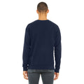 Navy - Side - Bella + Canvas Adults Unisex Drop Shoulder Sweatshirt