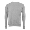 Athletic Heather Grey - Back - Bella + Canvas Adults Unisex Drop Shoulder Sweatshirt