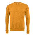 Heather Mustard - Front - Bella + Canvas Adults Unisex Drop Shoulder Sweatshirt