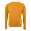 Heather Mustard - Back - Bella + Canvas Adults Unisex Drop Shoulder Sweatshirt