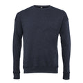 Heather Navy - Front - Bella + Canvas Adults Unisex Drop Shoulder Sweatshirt