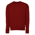 Maroon - Front - Bella + Canvas Adults Unisex Drop Shoulder Sweatshirt