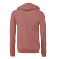 Mauve - Back - Bella + Canvas Adults Unisex Full Zip Hoodie