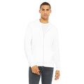 White - Side - Bella + Canvas Adults Unisex Full Zip Hoodie