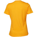 Gold - Back - Bella + Canvas Womens-Ladies Relaxed Jersey T-Shirt