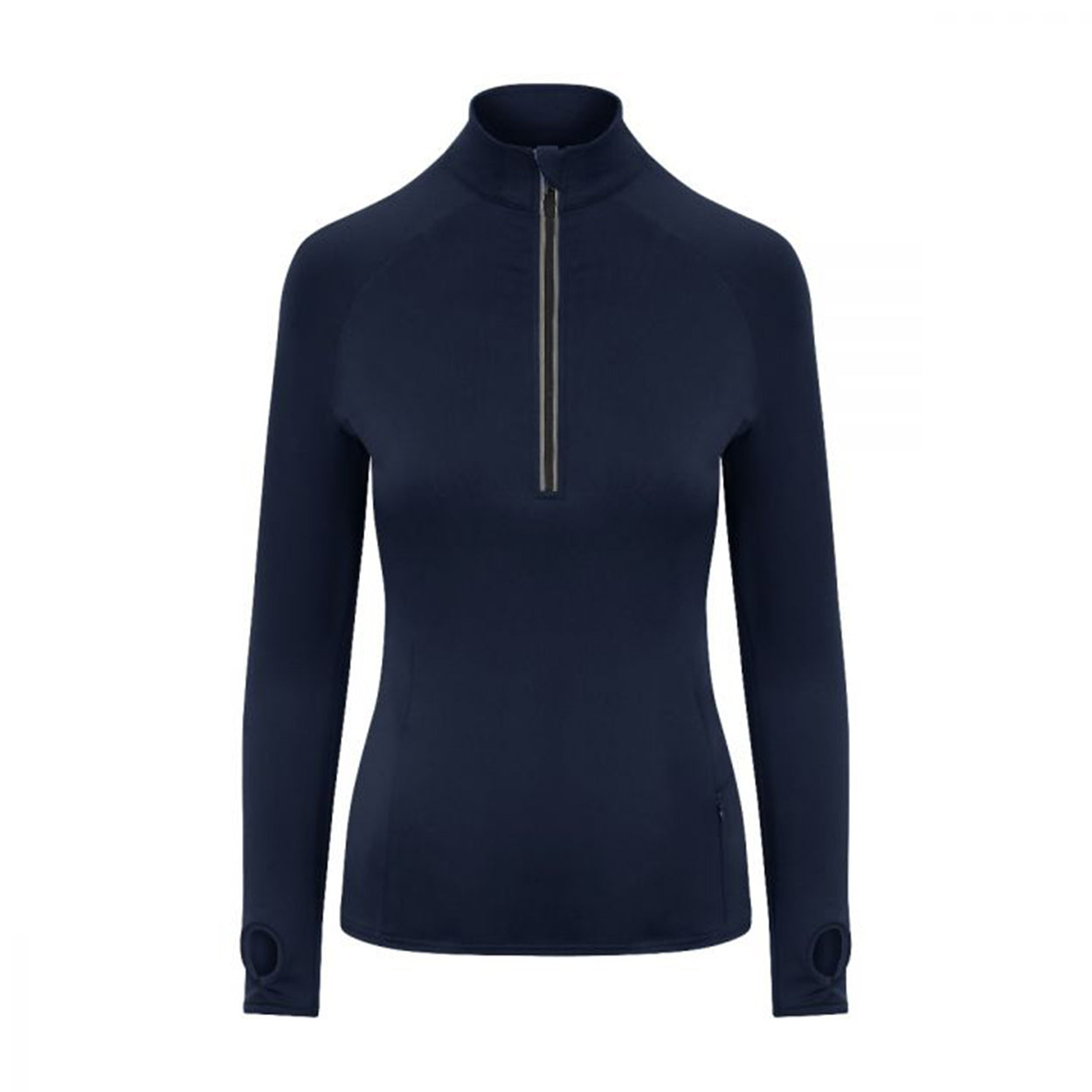 French Navy - Front - AWDis Just Cool Womens-Ladies Cool-Flex Half Zip Top