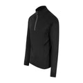 Jet Black - Side - AWDis Just Cool Mens Cool-Flex Half Zip Top