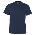 Navy - Front - SOLS Mens Victory V Neck Short Sleeve T-Shirt