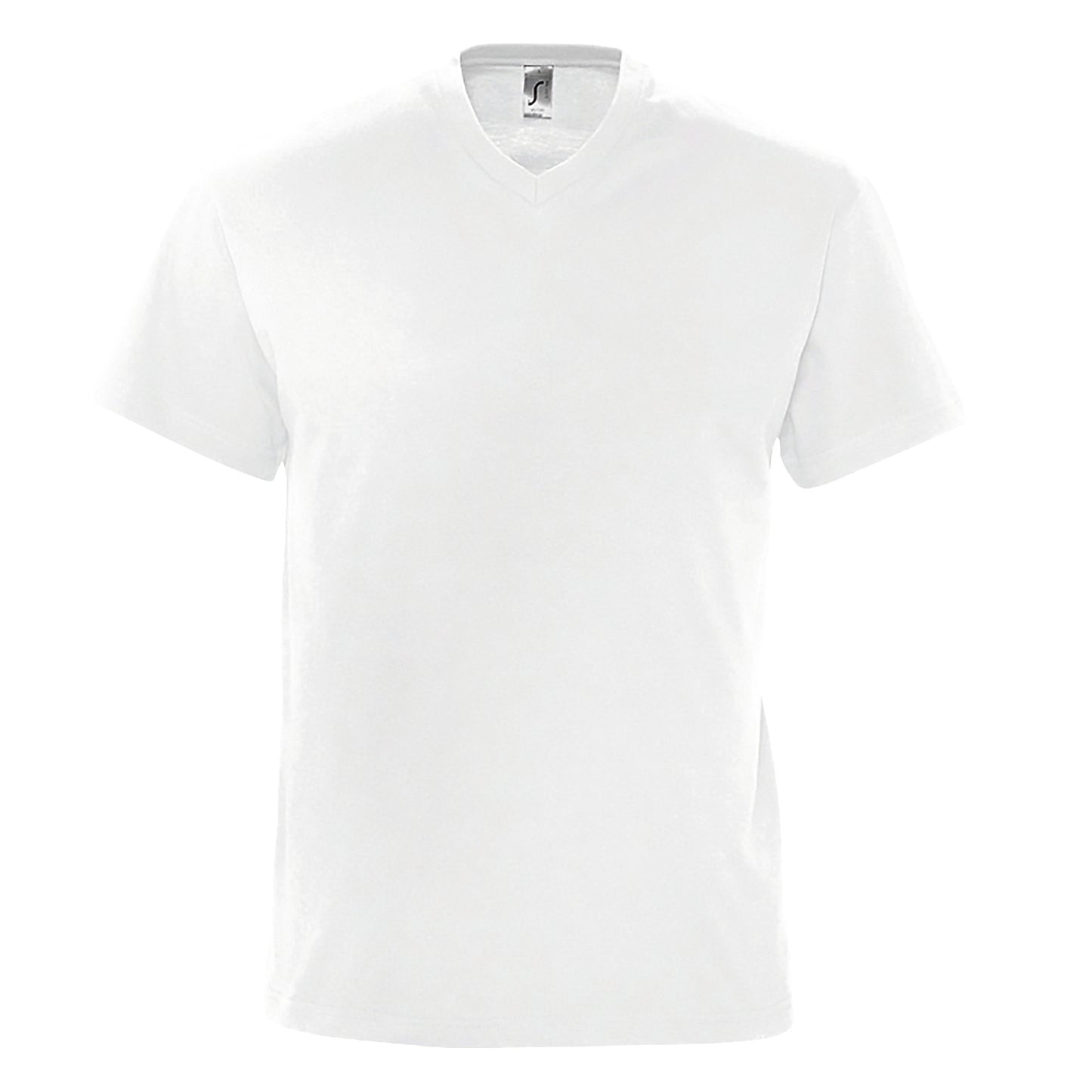 White - Front - SOLS Mens Victory V Neck Short Sleeve T-Shirt