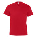 Red - Front - SOLS Mens Victory V Neck Short Sleeve T-Shirt