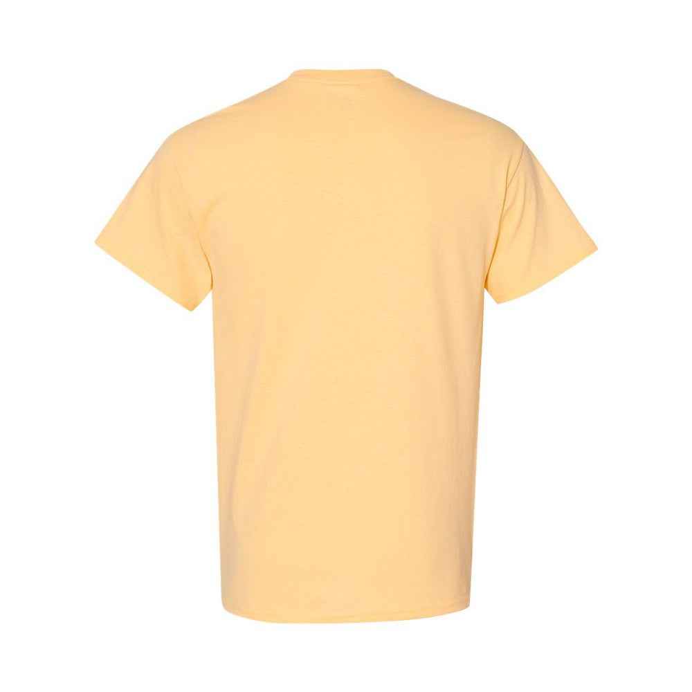 Yellow Haze - Back - Gildan Mens Heavy Cotton T-Shirt