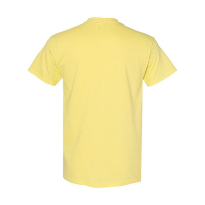 Cornsilk - Back - Gildan Mens Heavy Cotton T-Shirt