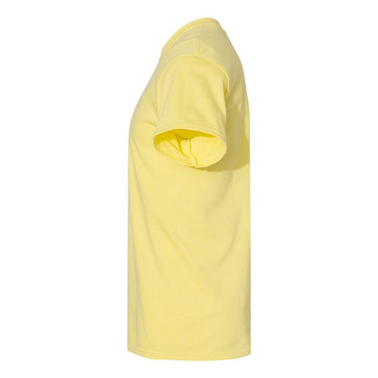 Cornsilk - Side - Gildan Mens Heavy Cotton T-Shirt
