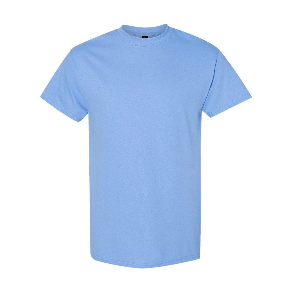 Carolina Blue - Front - Gildan Mens Heavy Cotton T-Shirt
