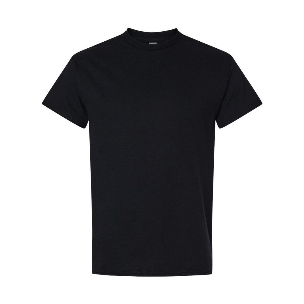 Black - Front - Gildan Mens Heavy Cotton T-Shirt